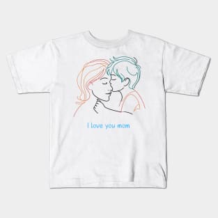 Mother Day kiss Kids T-Shirt